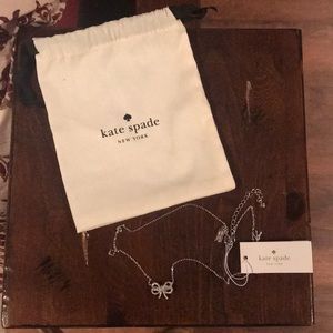 NWT Kate spade bow necklace